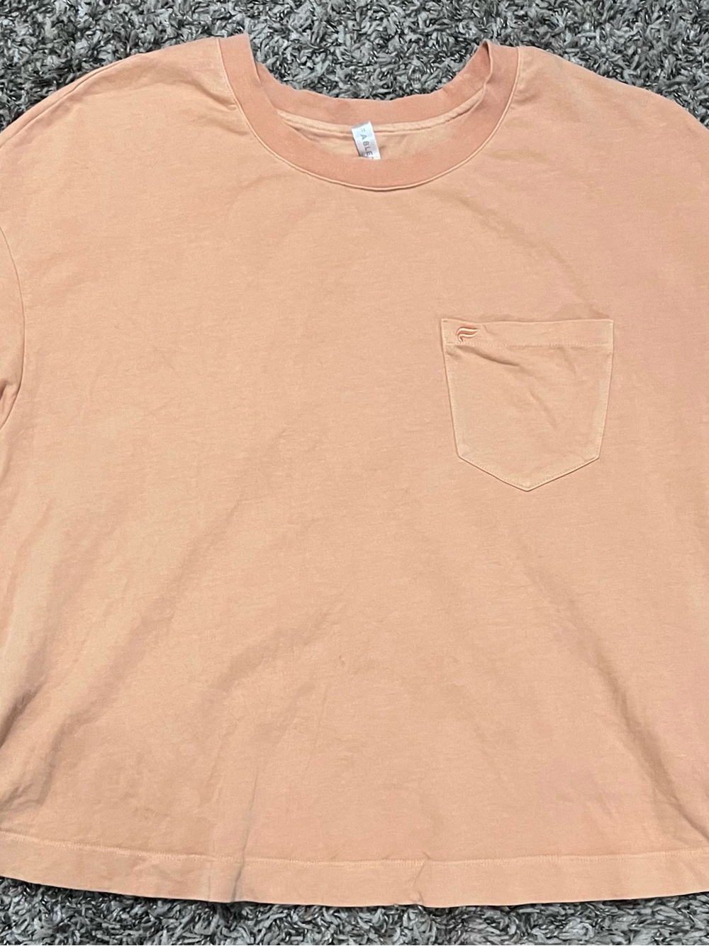 Fabletics Woman’s Light Peach Pocket Tee